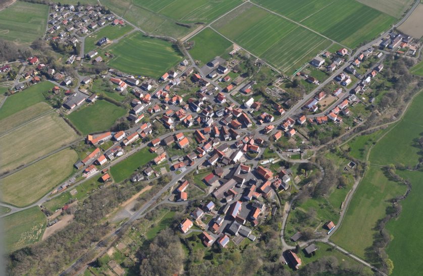 Luftbild von Densberg